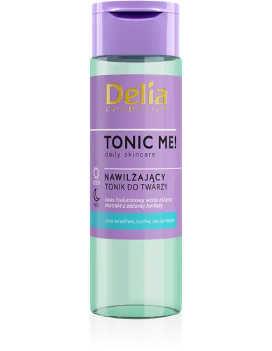 Delia Tonic Me!, Nawilżający tonik do twarzy