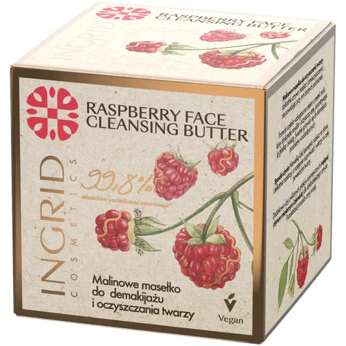 Ingrid Cosmetics Raspberry Face Cleansing Butter (Malinowe masełko do demakijażu i oczyszczania twarzy) - 2