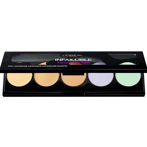 L'Oreal Paris Infallible, Total Cover, Full Coverage Longwear Concealer Palette (Paleta korektorów) - 1