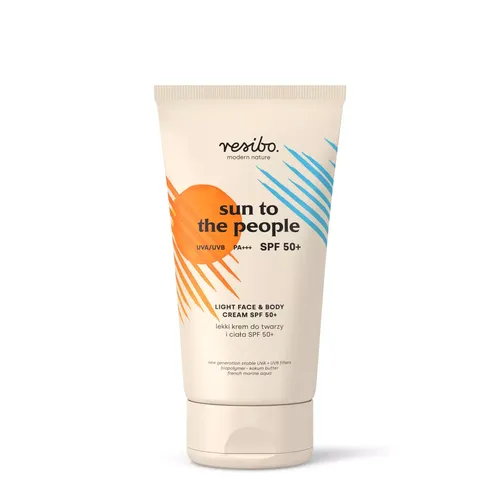 Resibo Sun To The People Light Face & Body Cream SPF 50+ (Lekki krem do twarzy i ciała SPF 50+) - 1