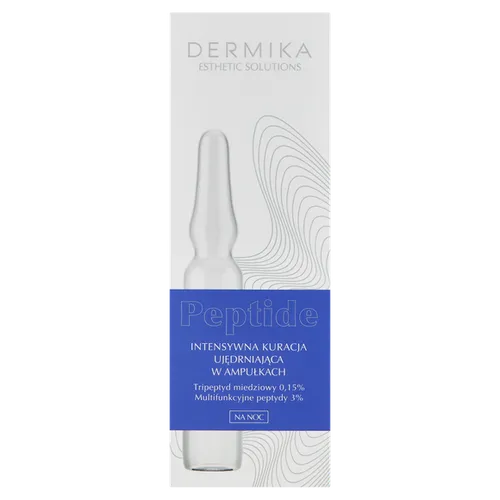 Dermika Esthetic Solutions, Peptide, Intensywna kuracja ujędrniająca w ampułkach na noc