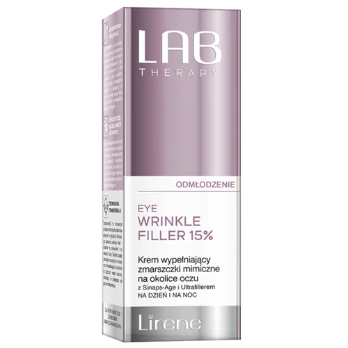 Lirene Dermoprogram Lab Therapy, Eye Wrinkle Filler 15% (Krem wypełniający zmarszczki mimiczne wokół oczu)