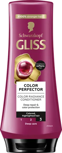 Schwarzkopf Gliss Color Perfector, Odżywka do włosów farbowanych - 1