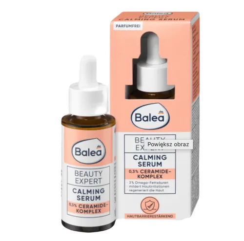 Balea Beauty Expert, Calming Serum (Wyciszające serum do twarzy z ceramidami)