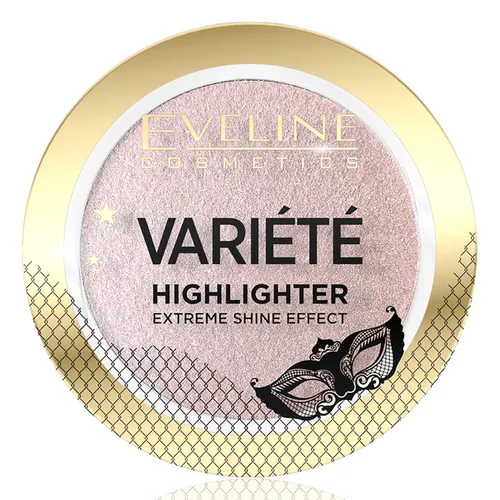 Eveline Cosmetics Variete, Highlighter (Prasowany rozświetlacz do twarzy) - 1