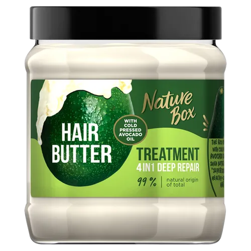 Nature Box Hair Butter, 4in1 Deel Repair Treatment (Głęboko regenerująca maska do włosów 4w1)