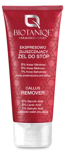 Biotaniqe Ekspresowo złuszczający żel do stóp
