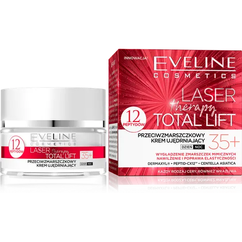 Eveline Cosmetics Laser Therapy Total Lift, Przeciwzmarszczkowy krem ujędrniający na dzień i na noc 35+ - 1