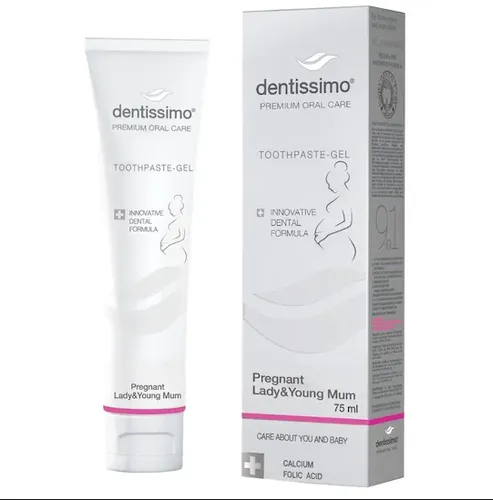 Dentissimo Premium Oral Care, Pregnant Toothapste (Pasta do zębów dla kobiet w ciąży i młodych matek)