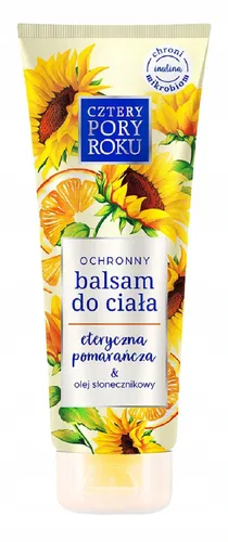 Cztery Pory Roku Ochronny balsam do ciała `Eteryczna pomarańcza & Olej słonecznikowy`