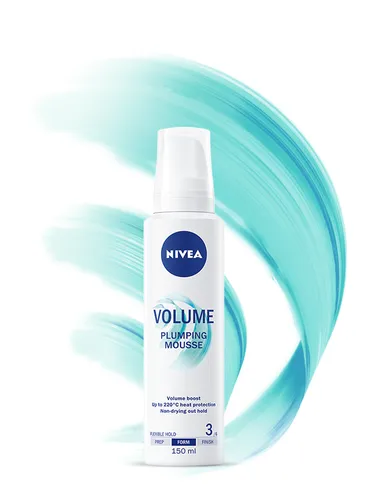 Nivea Volume Plumping Mousse (Pianka do włosów dodająca objętości)