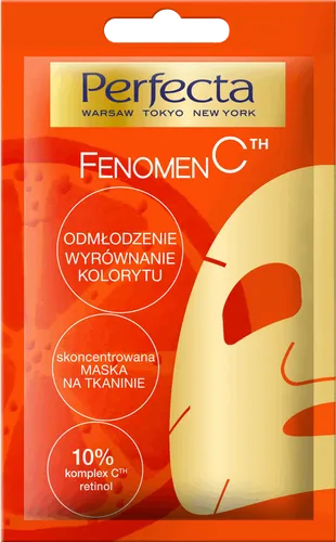 Perfecta Fenomen C, Skoncentrowana maska na tkaninie, Odmłodzenie & wyrównanie kolorytu - 1