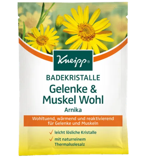 Kneipp Arnica Active, Gelenke & Muskel Wohl Badekristalle (Sól do kąpieli `Stawy i mięśnie`) - 2
