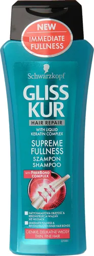 Schwarzkopf Gliss Supreme Fullness, Shampoo (Szampon do włosów cienkich i delikatnych 'Natychmiastowa objętość, zagęszczenie i wzmocnienie struktury włosów')