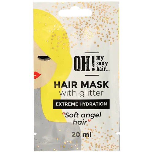 OH! my sexy hair Hair Mask with Glitter Extreme Hydration (Brokatowa maseczka do włosów)