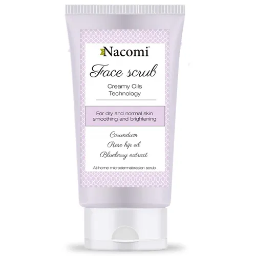 Nacomi Naturalny wygładzający peeling do twarzy - 1