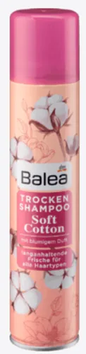 Balea Trocken Shampoo Soft Cotton (Suchy szampon do włósów o zapachu bawełny)