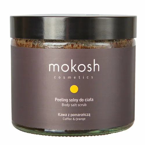 Mokosh Cosmetics Kawa z pomarańczą, Peeling solny do ciała
