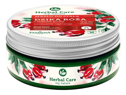Herbal Care Masło do ciała 'Dzika róża z olejkiem perilla'