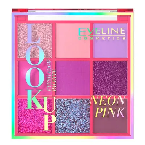 Eveline Cosmetics Look Up, Neon Pink Eyeshadow Palette (Paletka cieni do powiek)