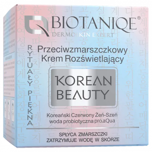 Biotaniqe Korean Beauty, Przeciwzmarszczkowy krem rozświetlajacy - 1