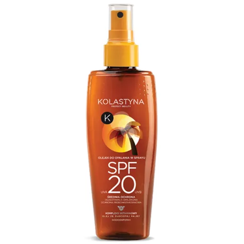 Kolastyna Olejek do opalania w sprayu SPF 20