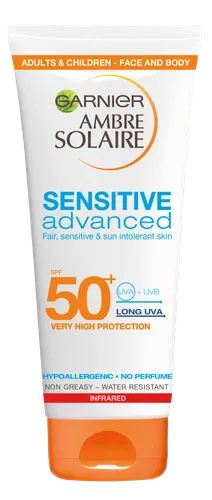 Garnier Ambre Solaire, Sensitive Advanced SPF 50+ (Balsam ochronny)