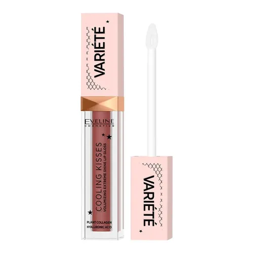 Eveline Cosmetics Variete, Cooling Kisses Volumizing Extreme Shine Lip Gloss (Błyszczyk zwiększający objętość ust z efektem chłodzącym) - 1