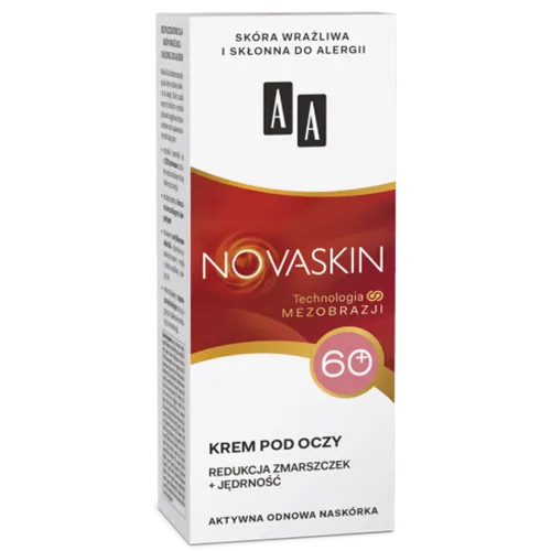 AA Novaskin, Krem pod oczy 60+ 'Redukcja zmarszczek + Jędrność'