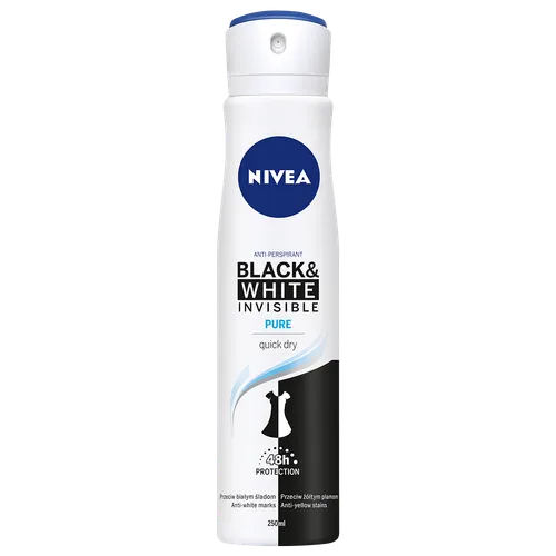 Nivea Invisible Pure, Antyperspirant 48h w sprayu