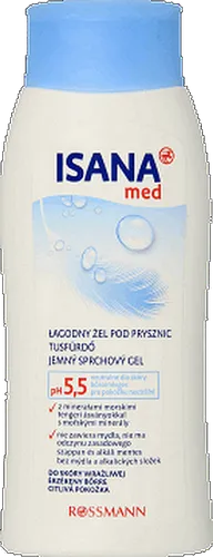 Isana Med, Łagodny żel pod prysznic z minerałami morskimi - 2
