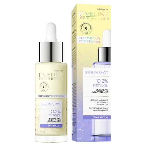 Eveline Cosmetics Face Therapy Professional, Serum Shot `Retinol 0,2%, skwalan, niacynamid`