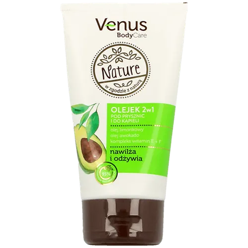 Venus Nature, BodyCare, Olejek pod prysznic i do kąpieli 2 w 1 'Olej limonkowy + olej awokado + kompleks witamin E + F'