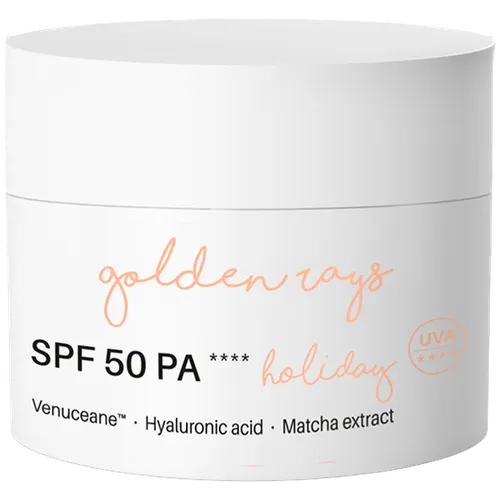 Nacomi Next Lvl, Golden Rays, Holiday Formula Cream SPF 50+ (Wodoodporny krem z filtrem SPF 50+)