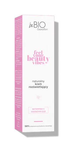 beBIO Feel Your Beauty Vibes, Naturalny krem rozświetlający - 3