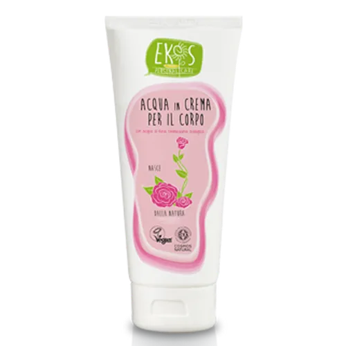 Ekos Personal Care Body, Water in Cream with Organic Damask Rose Water (Nawilżający krem do ciała z organiczną wodą różaną)