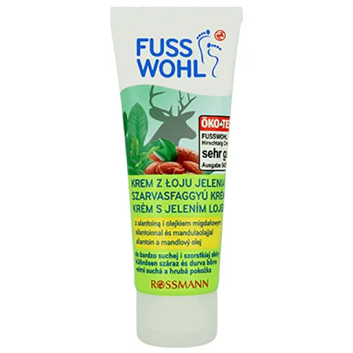 Fusswohl Hirschtalg Creme (Krem do stóp z łoju jelenia) - 2