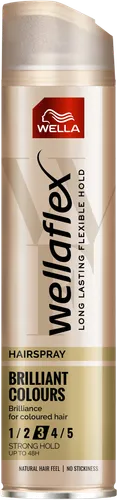 Wella Wellaflex, Brilliant Colours, Hairspray (Lakier do włosów maksymalnie utrwalający `Lśniący kolor`) - 1