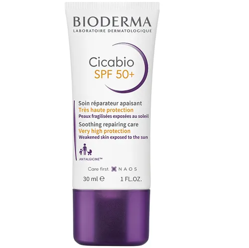 Bioderma Cicabio, SPF 50+ (Naprawczy krem z filtrem zapobiegający hiperpigmentacji i powstawaniu blizn) - 1