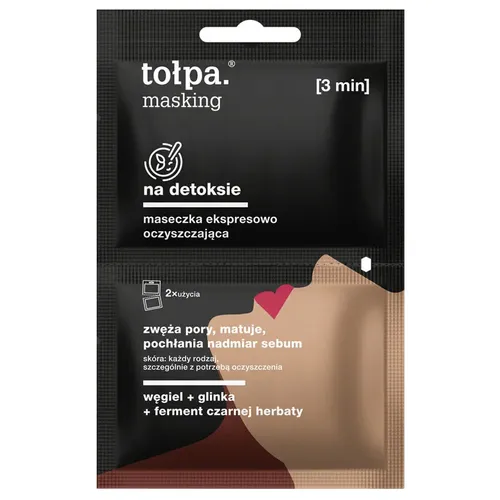Tołpa Masking, Maseczka ekspresowo oczyszczająca `Na detoksie`