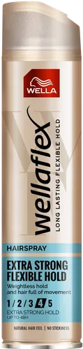 Wella Wellaflex, Extra Strong, Hairspray (Lakier do włosów bardzo mocno utrwalający `Kolekcja klasyczna`) - 1