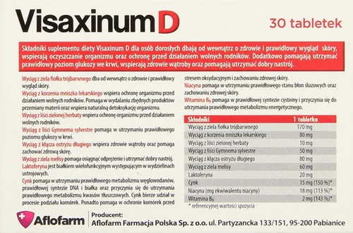 Aflofarm Farmacja Polska Visaxinum D dla osób dorosłych z cerą trądzikową - 2