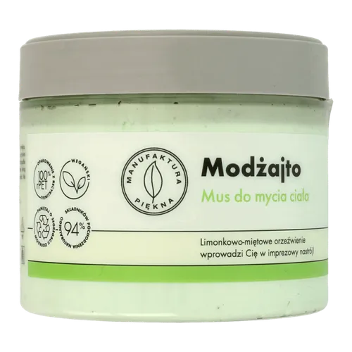 Manufaktura Piękna Mus do mycia ciała `Modżajto`