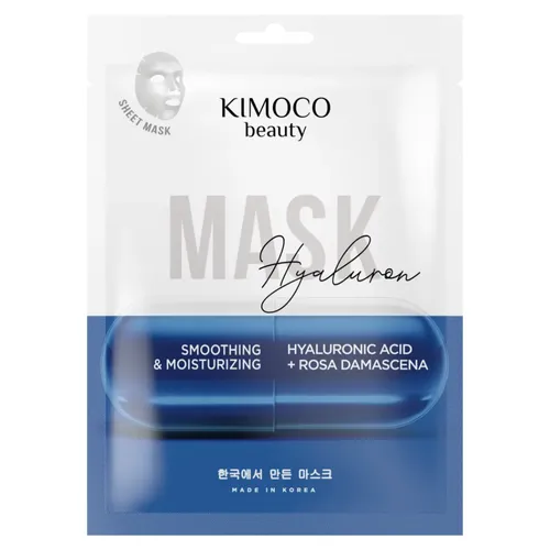 Kimoco Beauty Hyaluron Mask (Wygładzająco-nawilżająca maska w płachcie) - 1