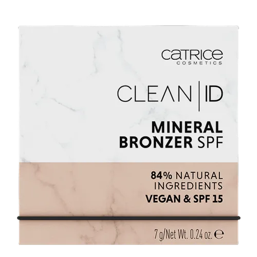 Catrice Clean ID, Mineral Bronzer SPF 15 (Mineralny bronzer do twarzy) - 2