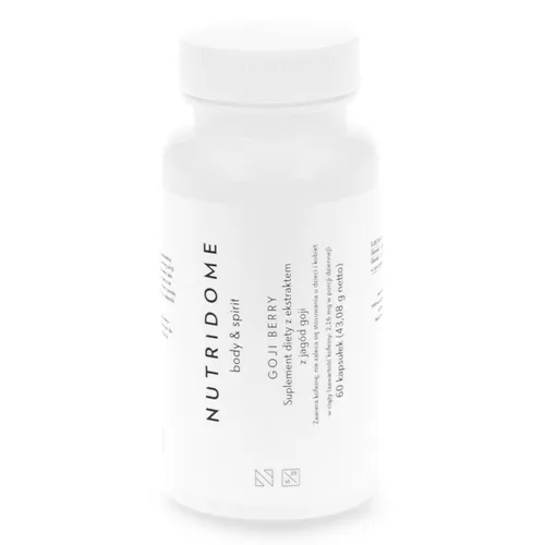 Nutridome Goji Berry, Suplement diety z ekstraktem z jagód goji