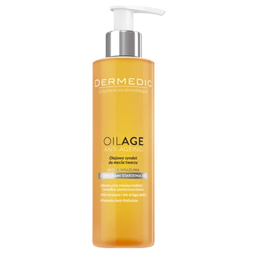Dermedic Oilage, Anti-Ageing, Olejowy syndet do mycia twarzy - 2