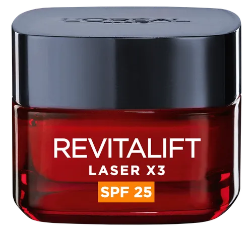 L'Oreal Paris Revitalift Laser X3, Krem anti-aging o potrójnym działaniu SPF 25