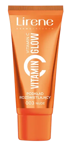 Lirene Dermoprogram Vitamin Glow, Podkład rozświetlający z witaminą C - 3