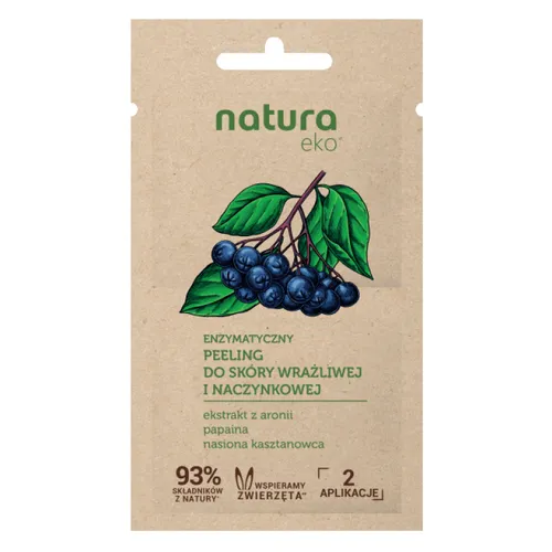 Natura Eko Enzymatyczny peeling do skóry wrażliwej i naczynkowej
